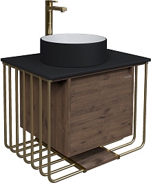 Grossman Мебель для ванной Винтаж 70 GR-4040BW веллингтон/металл золото – фотография-3